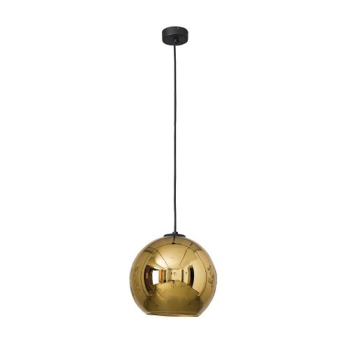 Светильник подвесной Polaris 9057-NW Nowodvorski золотой 1 лампа, основание чёрное в стиле современный 