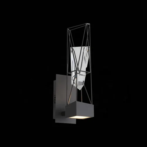 Бра LED Progetto SL815.301.01 ST-Luce серый на 1 лампу, основание графит серое в стиле современный 