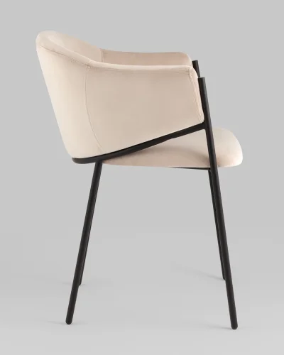 Стул Brace велюр молочный УТ000039128 Stool Group, /, ножки//, размеры - *780***560*560 фото 4