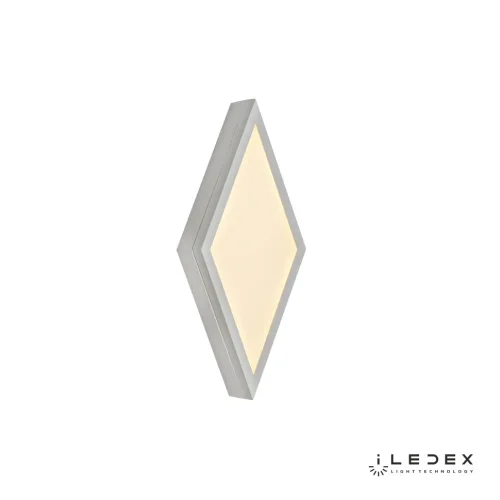 Бра LED Creator X068216 16W 3000K WH iLedex белый на 1 лампа, основание белое в стиле хай-тек современный квадраты