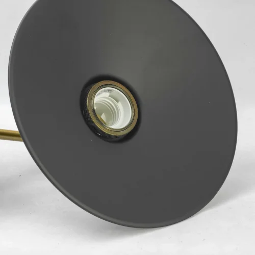 Бра лофт LSP-9100 Lussole чёрный на 1 лампа, основание бронзовое чёрное в стиле лофт  фото 4