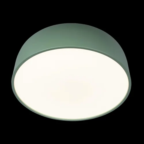 Светильник потолочный LED Axel 10201/480 Green LOFT IT белый зелёный 1 лампа, основание зелёное в стиле современный  фото 4