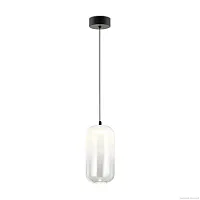 Светильник подвесной LED Idol FR6134PL-L4W Freya белый 1 лампа, основание чёрное в стиле современный 