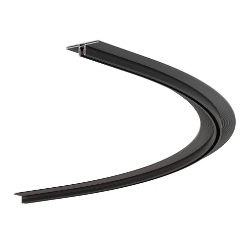 Радиусный угол для встраиваемого шинопровода Супер5 (Super5) ST066.409.03 ST-Luce чёрный в стиле для светильников серии Супер5 (Super5) магнитный