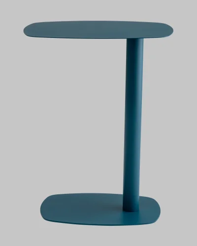 Журнальный столик Eanna S, металл, синий УТ000040322 Stool Group столешница синяя из металл фото 2