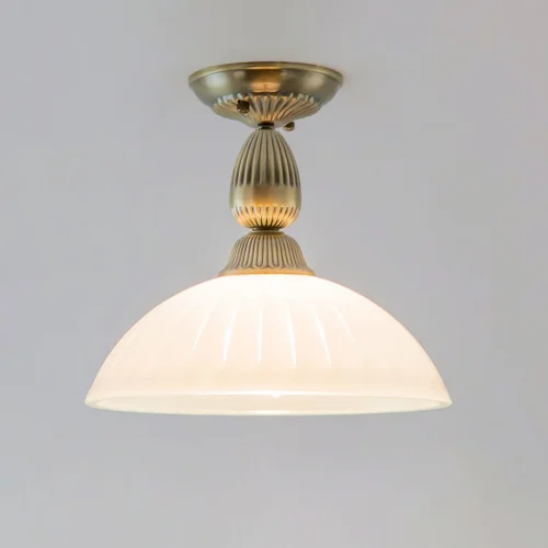 Светильник подвесной Латур CL413212 Citilux белый 1 лампа, основание бронзовое в стиле классический  фото 3