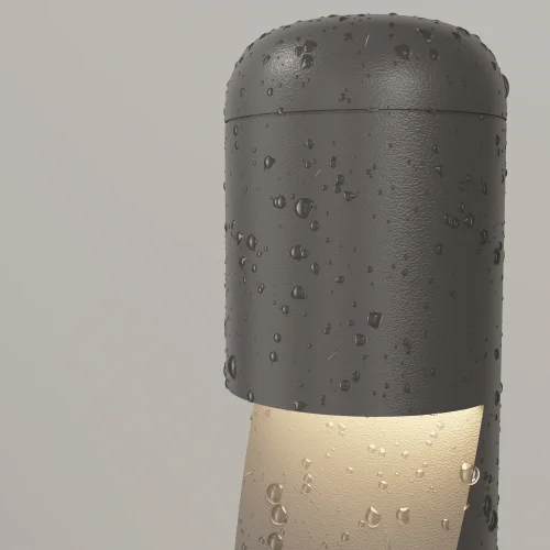 Парковый светильник LED Hagen O423FL-L5GF Maytoni уличный IP65 чёрный на 1 лампу, плафон чёрный в стиле современный хай-тек LED фото 9