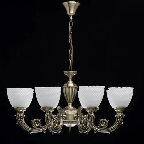 Люстра подвесная Фелиция 114010308 MW-Light белая на 8 ламп, основание античное бронза в стиле классический  фото 3