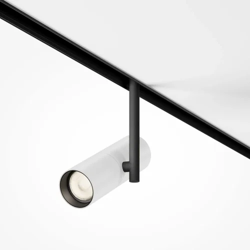 Трековый светильник LED Magnetic track system Exility TR005-2-12W3K-BW Maytoni белый для шинопроводов серии Magnetic track system Exility чёрный фото 3