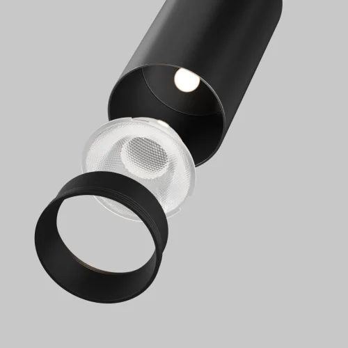 Светильник накладной LED Focus Led C055CL-L12W2.7K-SS-B Maytoni чёрный на 1 лампу, основание чёрное в стиле современный хай-тек трубочки фото 3 Светильник накладной LED Focus Led C055CL-L12W2.7K-SS-B Maytoni чёрный на 1 лампу, основание чёрное в стиле современный хай-тек трубочки фото 3