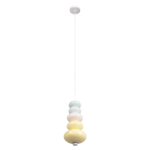 Светильник подвесной LED Macaroon 10271P/D LOFT IT разноцветный 1 лампа, основание белое в стиле  молекула шар фото 3
