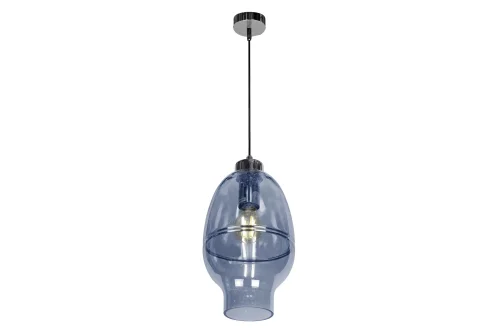 Светильник подвесной Relax AP9037-1 WB iLamp голубой 1 лампа, основание хром в стиле современный лофт выдувное фото 2