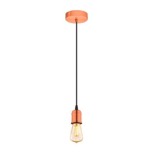 Светильник подвесной лофт Yorth 32539 Eglo без плафона 1 лампа, основание медь в стиле лофт современный 