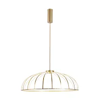 Светильник подвесной LED Vertex 4286-8P Favourite матовый латунь на 1 лампу, основание матовое латунь в стиле современный 