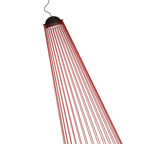 Светильник подвесной LED Beam 10292/C Red LOFT IT красный 1 лампа, основание чёрное в стиле   фото 3