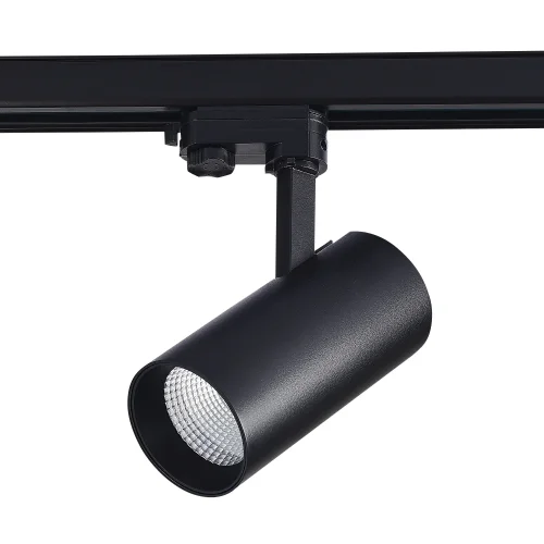 Трековый светильник LED трёхфазный ST661.446.30 ST-Luce чёрный для шинопроводов серии Трехфазная трековая система фото 2