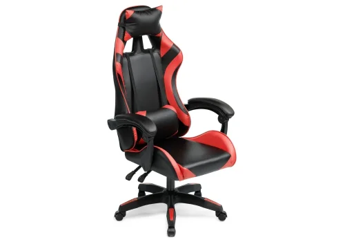 Кресло игровое Rodas black / red 62 15242 Woodville, красный/искусственная кожа, ножки/пластик/чёрный, размеры - *1310***670*600 фото 6