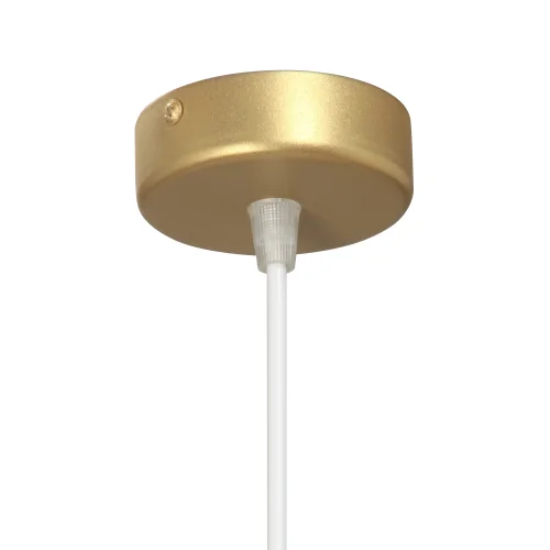 Светильник подвесной V4640-8/1S Vitaluce золотой 1 лампа, основание золотое в стиле хай-тек  фото 3