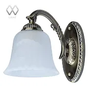 Бра Ариадна 450024501 MW-Light белый 1 лампа, основание античное бронза в стиле классический 