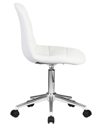 Офисное кресло набор 2 шт. SET-2 9800-LM MONTY, цвет белый Dobrin, /экокожа, ножки/металл/хром, размеры - 820*930***620*620 фото 5 Офисное кресло набор 2 шт. SET-2 9800-LM MONTY, цвет белый Dobrin, /экокожа, ножки/металл/хром, размеры - 820*930***620*620 фото 5