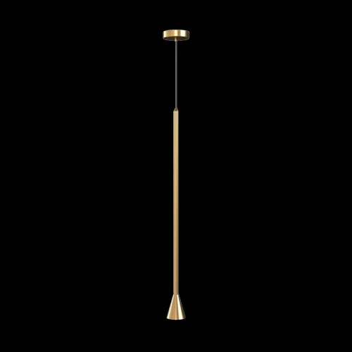 Светильник подвесной Arrow P064PL-01G Maytoni золотой 1 лампа, основание золотое в стиле хай-тек  фото 7