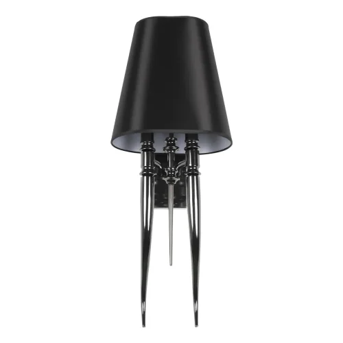 Бра Brunilde 10207W/M Black LOFT IT чёрный на 2 лампы, основание чёрное в стиле арт-деко 