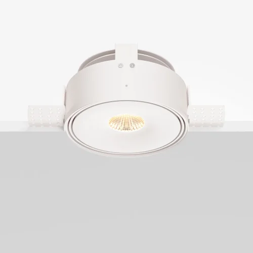 Светильник точечный LED Move DL060-9W3-4-6K-TRS-W Maytoni белый 1 лампа, основание белое в стиле современный хай-тек круглый для затирки фото 8