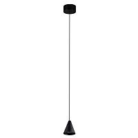 Светильник подвесной LED CLT 066C70P BL Crystal Lux чёрный 1 лампа, основание чёрное в стиле модерн 