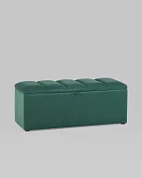 Пуф с крышкой Нильсон 2 велюр зелёный УТ000036883 Stool Group на 1 , основание в стиле 