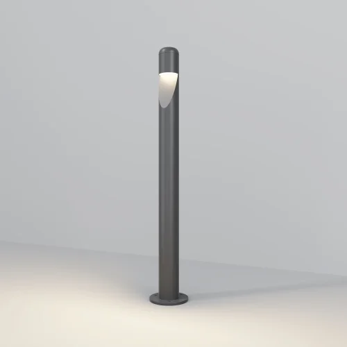 Парковый светильник LED Hagen O423FL-L5GF Maytoni уличный IP65 чёрный на 1 лампу, плафон чёрный в стиле современный хай-тек LED фото 2
