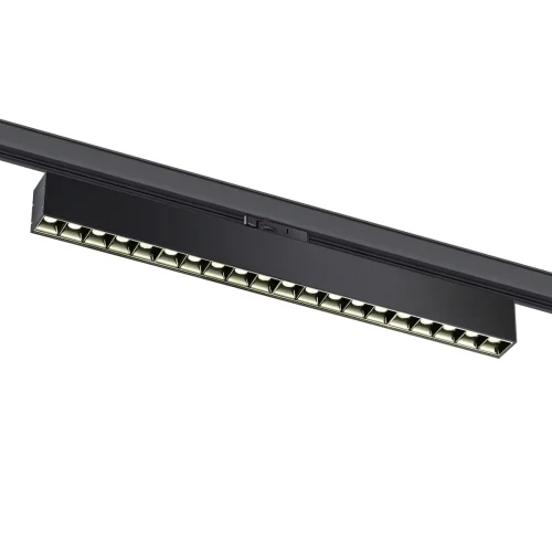 Трековый светильник трехфазный Iter 358863 Novotech чёрный для шинопроводов серии Iter фото 4