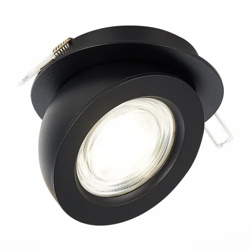 Светильник точечный LED St654 ST654.448.10 ST-Luce чёрный 1 лампа, основание чёрное в стиле хай-тек  фото 2