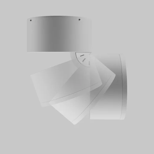 Накладной светильник LED Spin O310CL-L12W3K Maytoni уличный IP54 белый 1 лампа, плафон белый в стиле современный LED фото 3