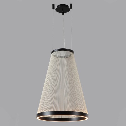 Светильник подвесной ЛЕД ATRIUM A SP50W LED Crystal Lux белый на 1 лампу, основание чёрное в стиле современный Светильник подвесной ЛЕД ATRIUM A SP50W LED Crystal Lux белый на 1 лампу, основание чёрное в стиле современный