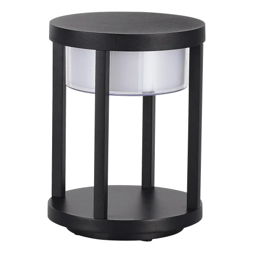 Парковый светильник LED Pokko SL9536.405.32 ST-Luce уличный IP65 чёрный на 1 лампу, плафон белый в стиле современный LED фото 4