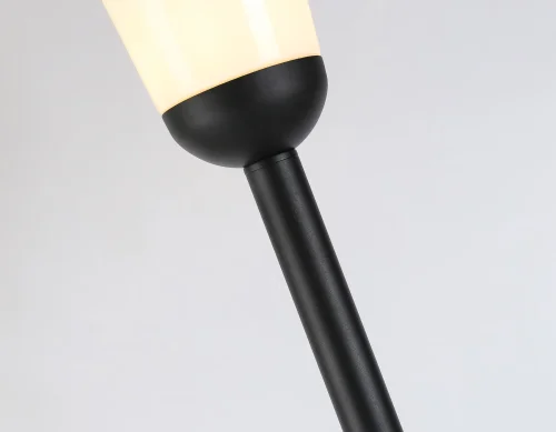 Парковый светильник ST2095 Ambrella light уличный IP54 чёрный 1 лампа, плафон белый в стиле хай-тек современный E27 фото 3