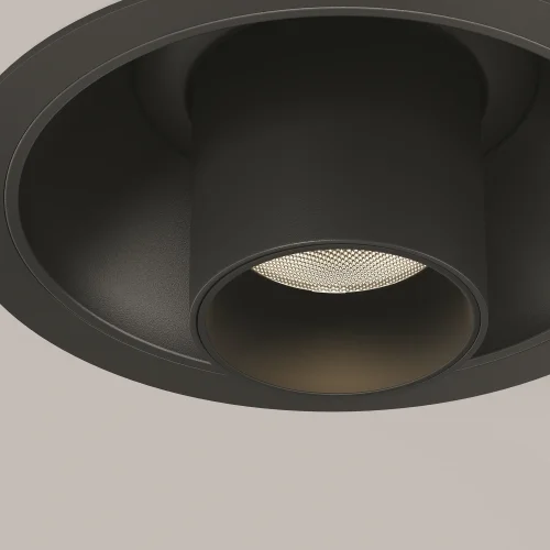 Светильник точечный LED Focus T C140RS-L200-7W3K-B Maytoni чёрный на 1 лампу, основание чёрное в стиле хай-тек современный круглый трубочки фото 14