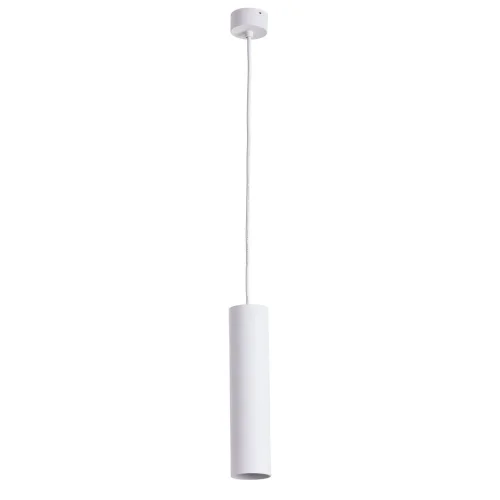 Светильник подвесной Sirius A1524SP-1WH Arte Lamp белый на 1 лампу, основание белое в стиле современный трубочки