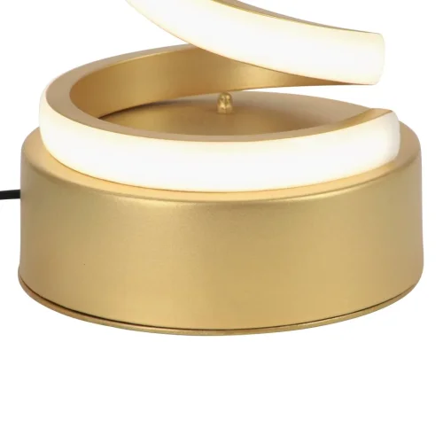 Настольная лампа LED V4670-8/1L Vitaluce без плафона 1 лампа, основание золотое металл в стиле хай-тек  фото 4