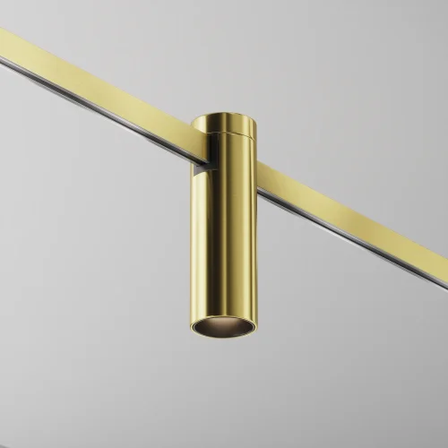 Трековый светильник LED Magnetic trаck system Flarity TR143-1-5W3K-W-BS Maytoni латунь для шинопроводов серии Magnetic trаck system Flarity латунь фото 3
