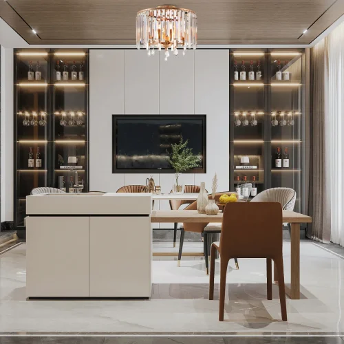 Люстра потолочная Sorrento-2509 372509/5/400 GD Arte Milano прозрачная на 5 ламп, основание золотое в стиле современный фото 2