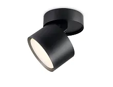 Светильник накладной TA1408 Ambrella light чёрный 1 лампа, основание чёрное в стиле хай-тек минимализм круглый