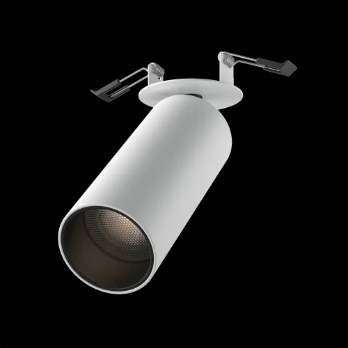 Светильник точечный Focus Led C053CL-L12W4K-W-W Maytoni белый на 1 лампу, основание белое в стиле хай-тек современный фото 11
