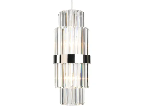 Светильник подвесной 10244/S nickel Newport прозрачный 4 лампы, основание никель в стиле американский современный классический  фото 2