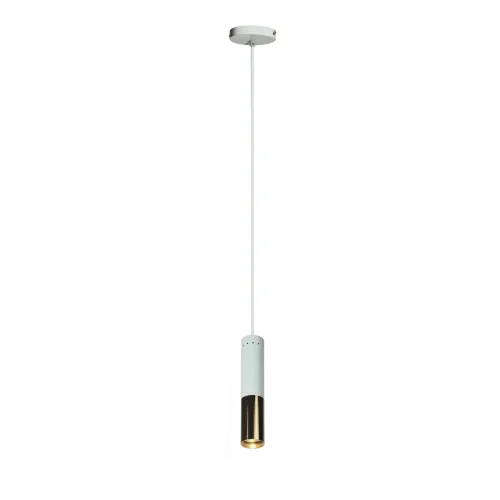 Светильник подвесной Ike 9954-1 LOFT IT белый золотой 1 лампа, основание белое в стиле современный лофт трубочки фото 2