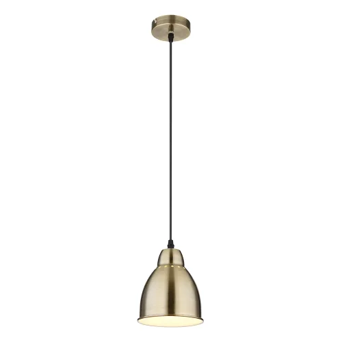 Светильник подвесной Braccio A2054SP-1AB Arte Lamp бронзовый 1 лампа, основание бронзовое в стиле лофт 