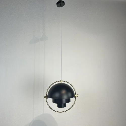 Светильник подвесной Weisdorff 123433-22 ImperiumLoft чёрный 1 лампа, основание латунь в стиле современный лофт арт-деко  фото 10