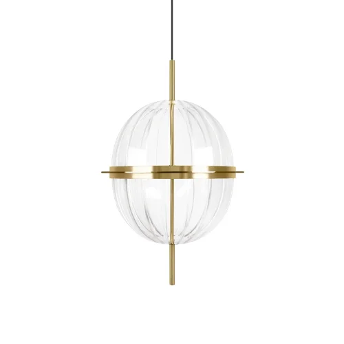 Светильник подвесной LED Tranquility 10397/C LOFT IT прозрачный на 1 лампу, основание медь в стиле современный фото 5
