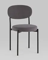 Стул Бриф SN велюр тёмно-серый УТ000039456 Stool Group, /, ножки//, размеры - *830***470*530