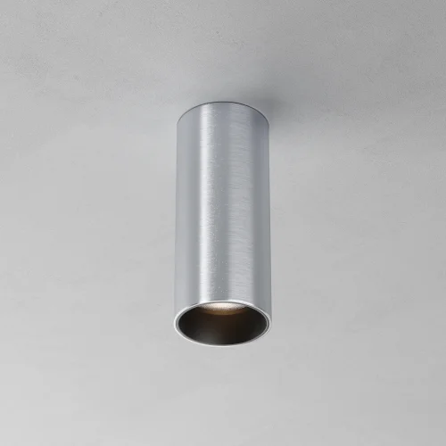 Светильник потолочный Фокус / FOCUS LED 12 Вт 3000 К 50° C056CL-L12W3K-W-PT Maytoni платина на 1 лампу, основание платина в стиле современный хай-тек трубочки фото 2 Светильник потолочный Фокус / FOCUS LED 12 Вт 3000 К 50° C056CL-L12W3K-W-PT Maytoni платина на 1 лампу, основание платина в стиле современный хай-тек трубочки фото 2